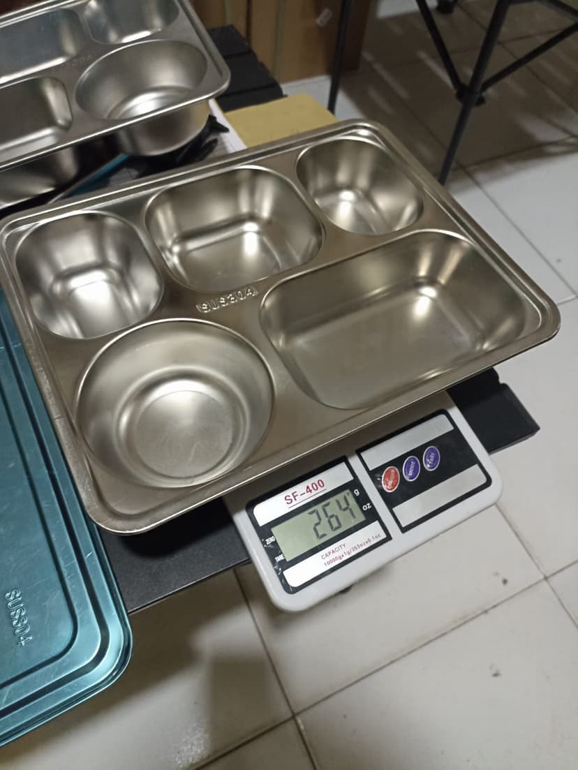 Food Tray Stainless Industrial