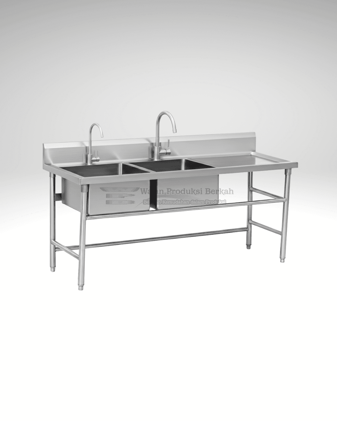 Stainless 2 Bak Sink ( Full Bak Sink ) Type B - gambar 1