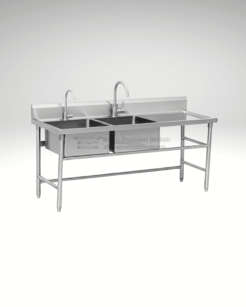 Stainless 2 Bak Sink ( Full Bak Sink ) Type B